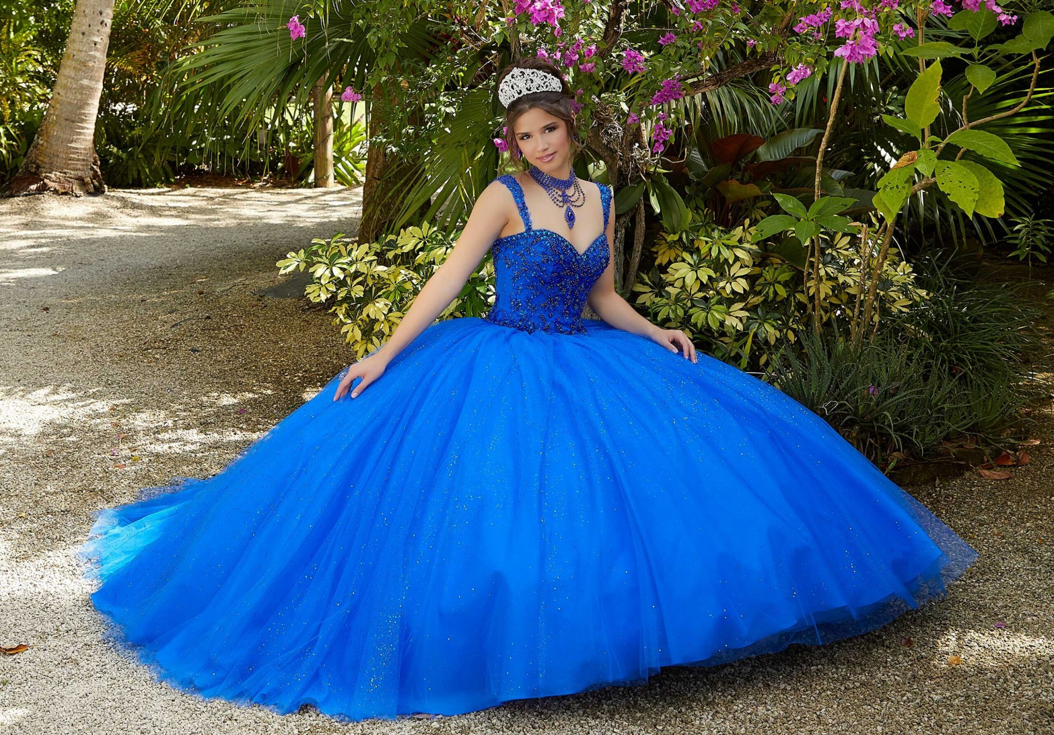 Vestido Ariana Azul Oscuro - Vestidos 15